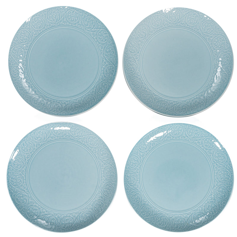Lace Dinner Plates, Set of 4