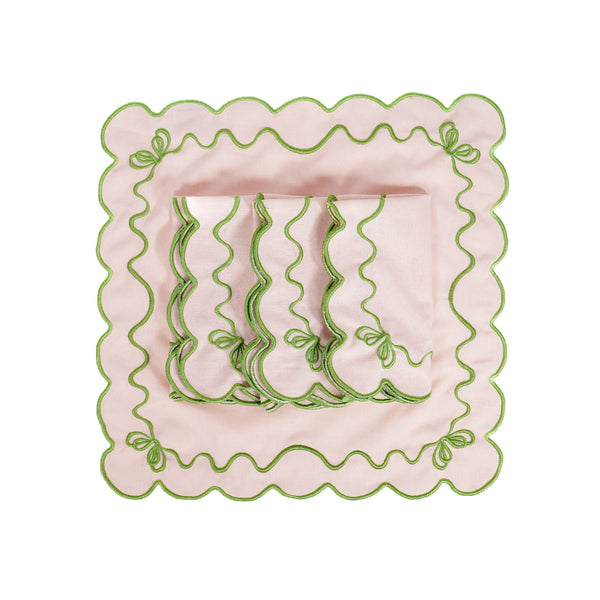 Blushing Meadow Napkins – Set of 4