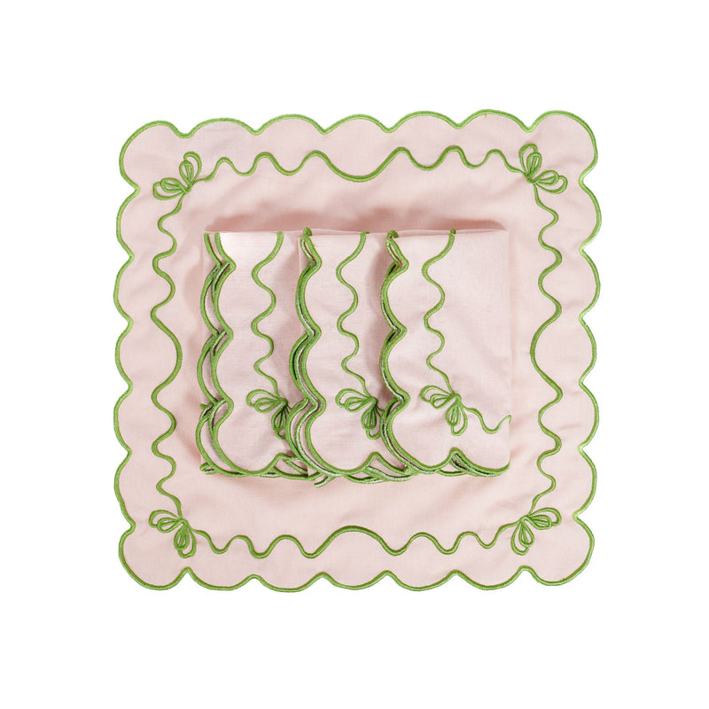 Blushing Meadow Napkins – Set of 4