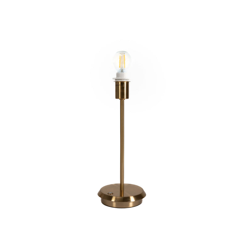 Noir & Pearl with Gold Lamp Base