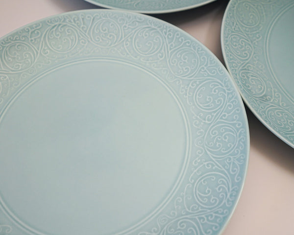 Lace Dinner Plates, Set of 4